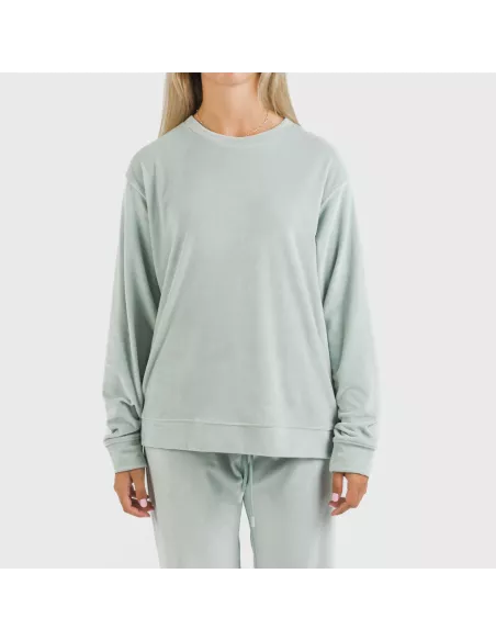 Pijama comprido Velvet liso