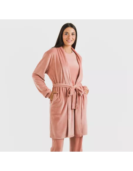 Roupão Velvet liso Roupão Velvet liso