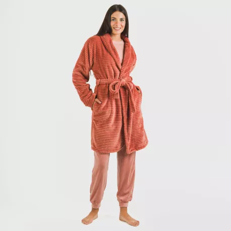 Roupão veludo Raya liso