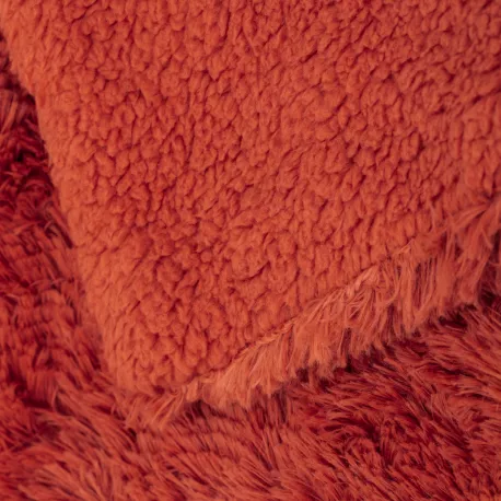 Manta pelo sherpa lisa