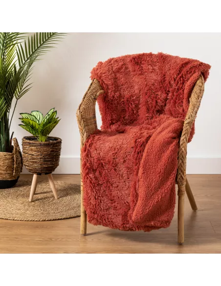 Manta pelo sherpa lisa