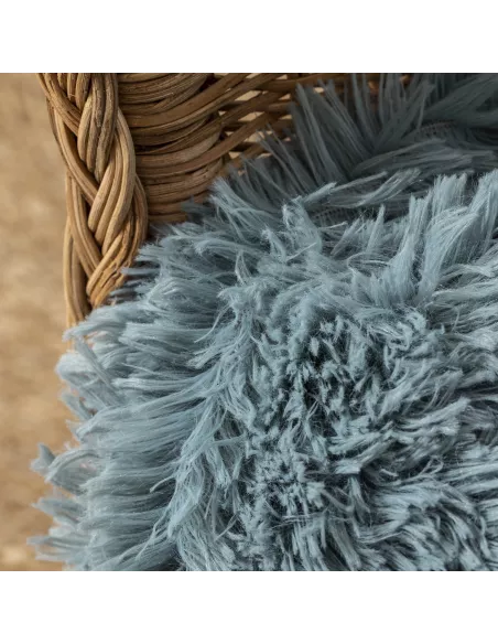 Manta pelo sherpa lisa