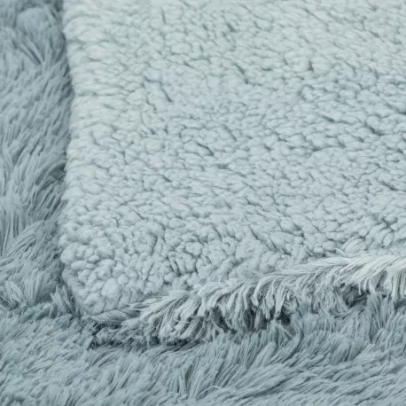 Manta pelo sherpa lisa