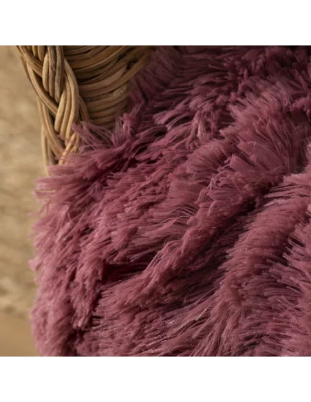 Manta pelo sherpa lisa