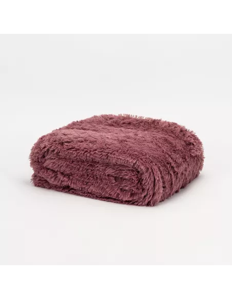 Manta pelo sherpa lisa