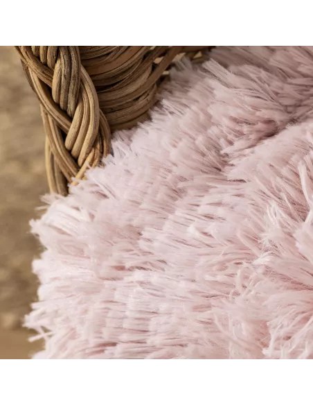 Manta pelo sherpa lisa