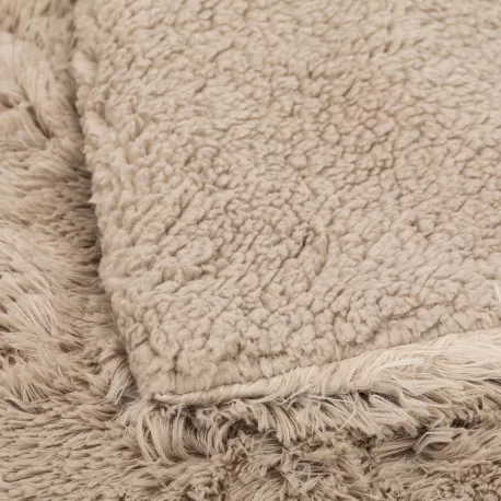 Manta pelo sherpa lisa