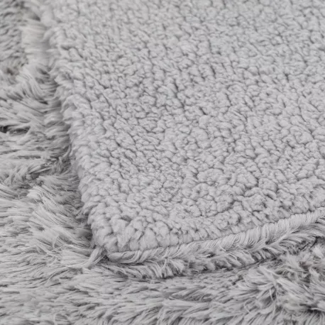 Manta pelo sherpa lisa