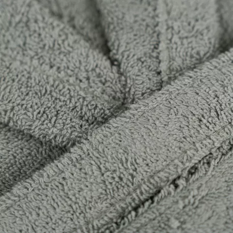 Roupão de banho com capuz verde seco 450gr Unisex