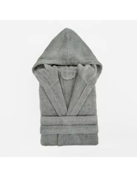 Roupão de banho com capuz verde seco 450gr Unisex Roupão de banho com capuz verde seco 450gr Unisex
