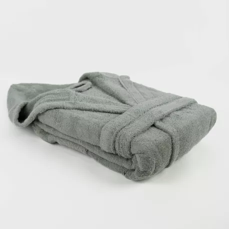 Roupão de banho com capuz verde seco 450gr Unisex