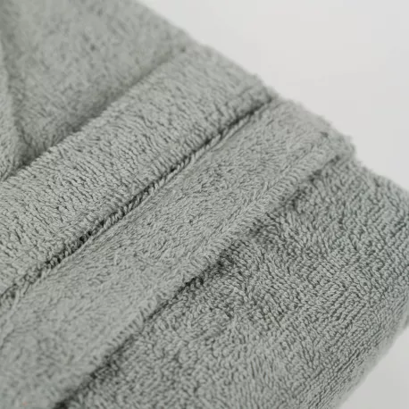 Roupão de banho com capuz verde seco 450gr Unisex