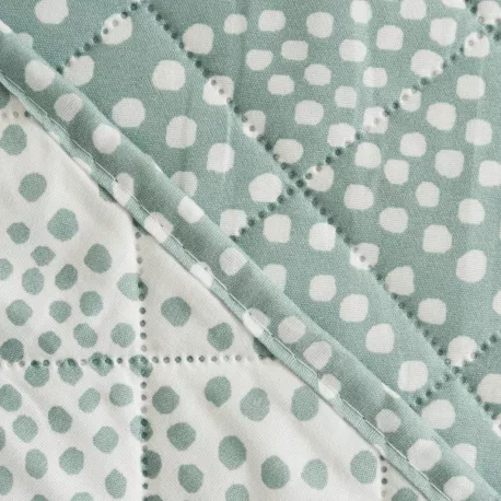 Colcha bouti Katy verde francês