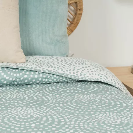 Colcha bouti Katy verde francês