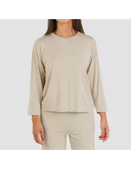 Pijama comprido viscosa mulher liso Pijama comprido viscosa mulher liso