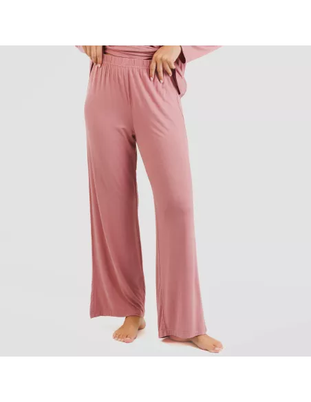 Pijama comprido viscosa mulher liso Pijama comprido viscosa mulher liso