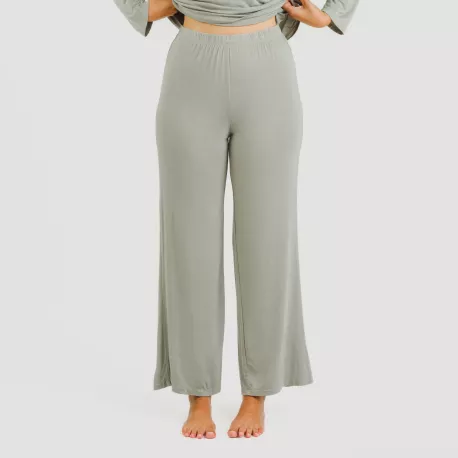 Pijama comprido viscosa mulher liso