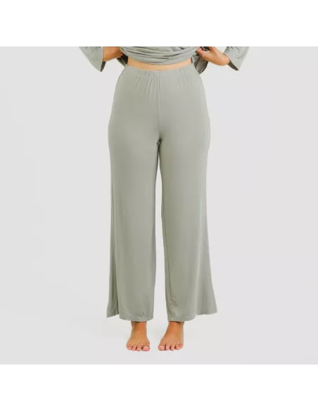 Pijama comprido viscosa mulher liso Pijama comprido viscosa mulher liso