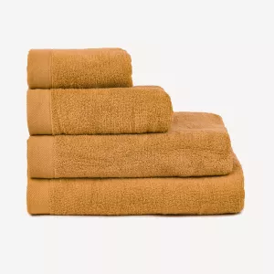 Toalha de banho 400gr duplo turco ocre