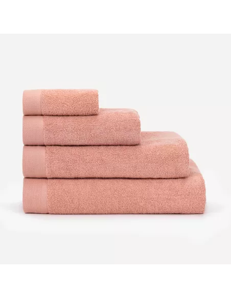 Toalha de banho 400gr duplo turco coral