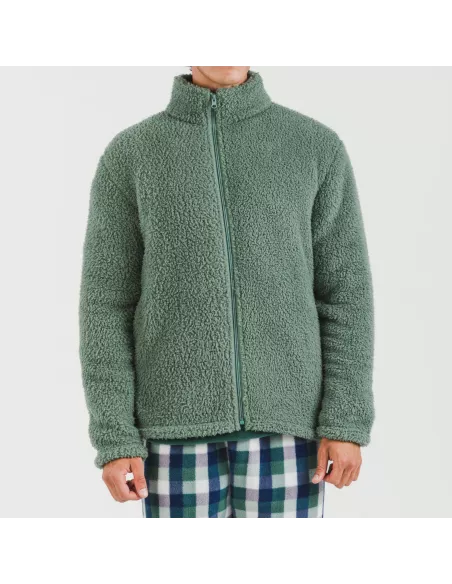 Casaco sherpa homem lisa