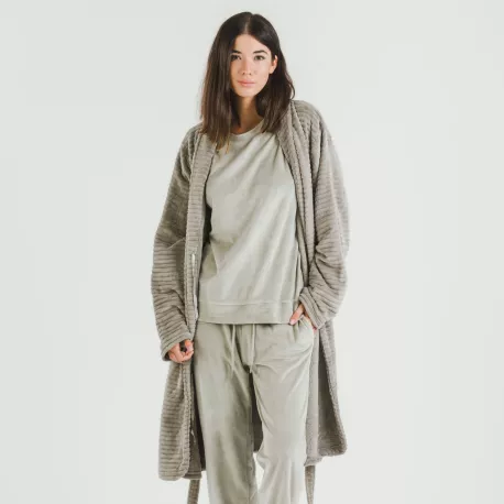 Roupão veludo Raya liso