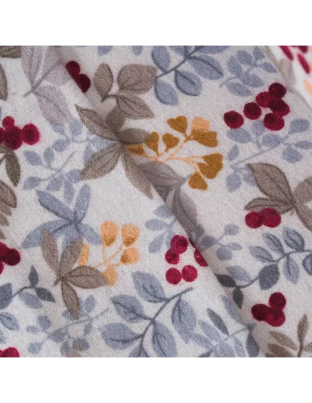 Jogo de lençóis flanela Viena azul indigo