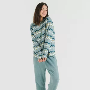 Pijama coral Beraun água marinha 2