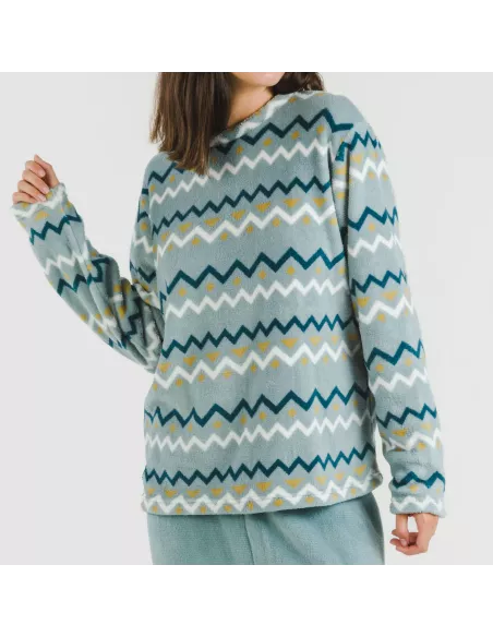 Pijama coral Beraun água marinha