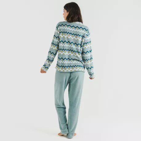 Pijama coral Beraun água marinha