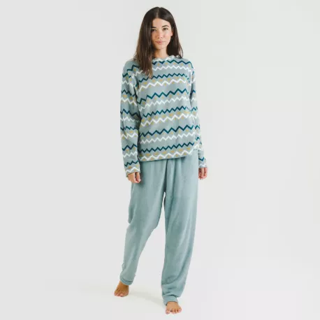 Pijama coral Beraun água marinha