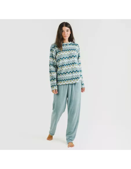 Pijama coral Beraun água marinha