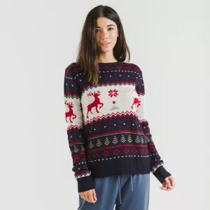 Camisola Jersey mulher Kiriko azul marinho 2