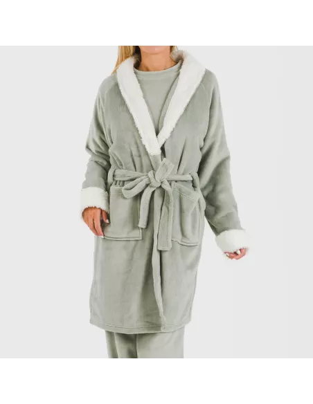 Roupão veludo sherpa liso Roupão veludo sherpa liso