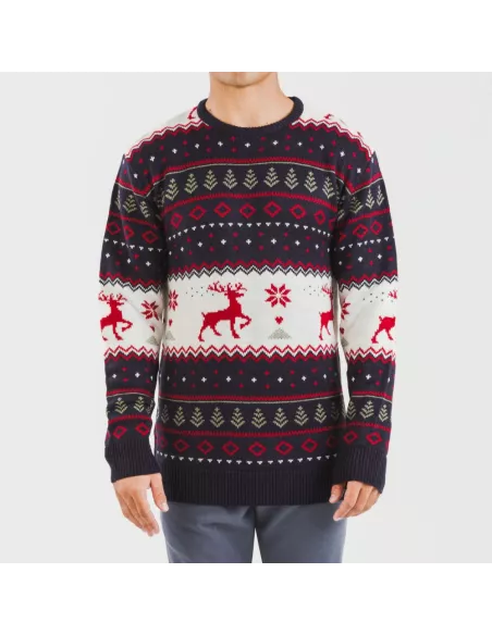 Camisola Jersey homem Kiriko azul marinho