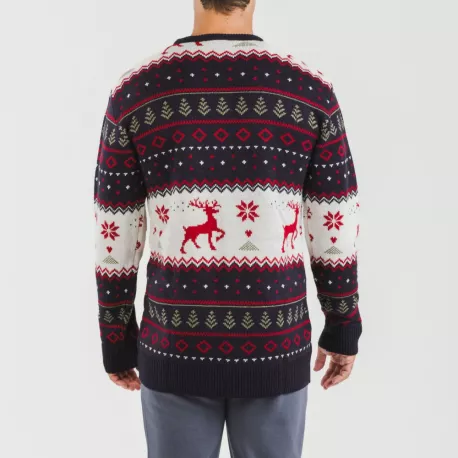 Camisola Jersey homem Kiriko azul marinho