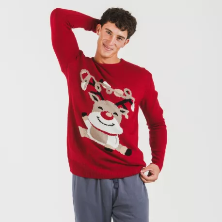 Camisola Jersey homem Rodolfo vermelho