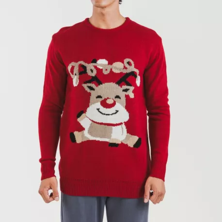 Camisola Jersey homem Rodolfo vermelho