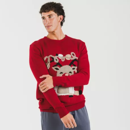 Camisola Jersey homem Rodolfo vermelho