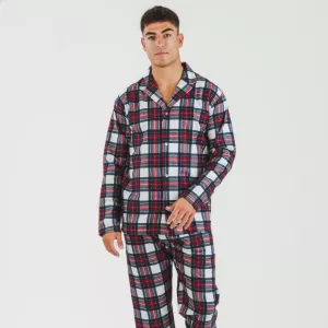 Pijama flanela com lapela homem Cuadro Celestia 2