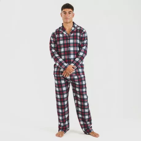 Pijama flanela com lapela homem Cuadro Celestia