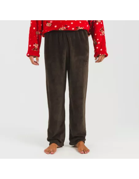 Pijama coral homem Rodolfo vermelho