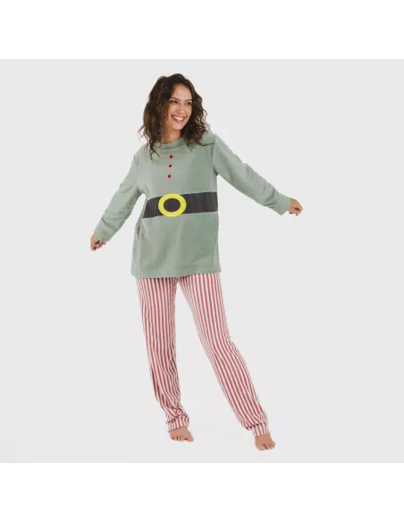 Pijama polar Leto verde tiffany Pijama polar Leto verde tiffany