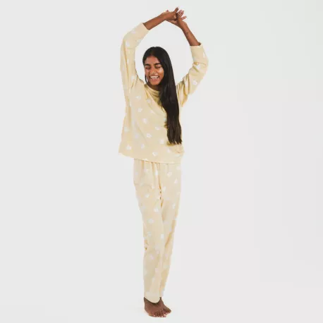 Pijama veludo Dula vainilla