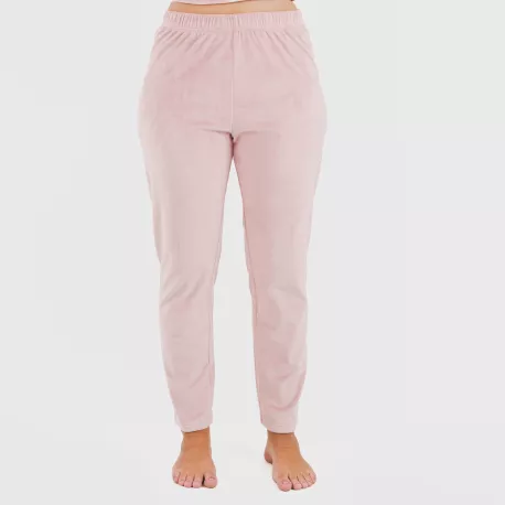 Pijama veludo Nubecita rosa palo