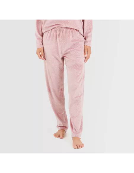 Pijama veludo Lolenda malva rosa Pijama veludo Lolenda malva rosa