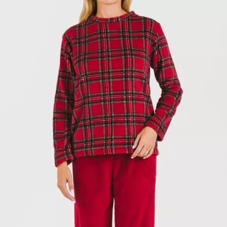 Pijama coral Nicolas vermelho