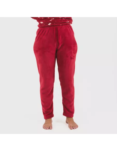 Pijama coral Cody bordeaux Pijama coral Cody bordeaux