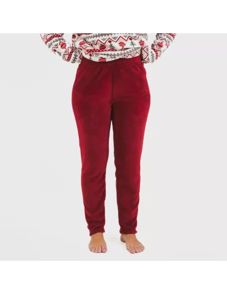 Pijama coral Joshie bordeaux Pijama coral Joshie bordeaux