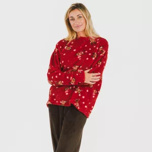 Pijama coral Rodolfo vermelho 2